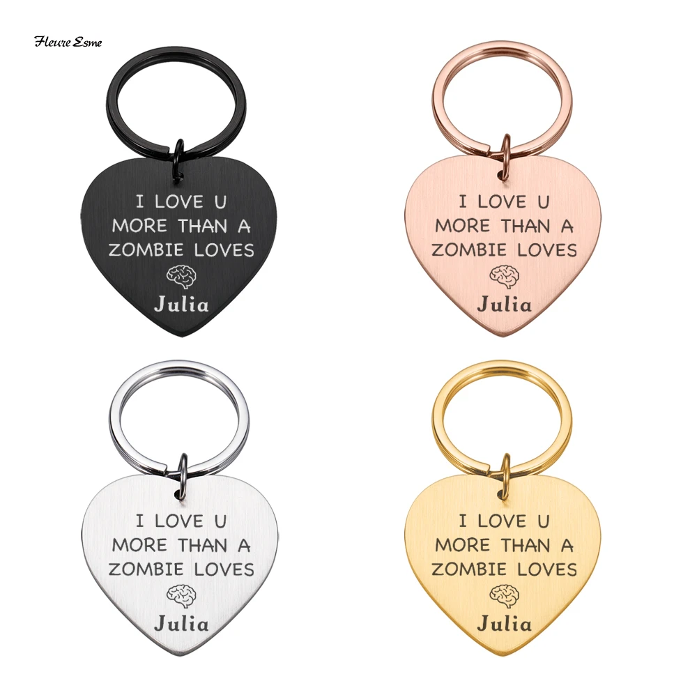 

Boyfriend Girlfriend Keychain I Love You Wedding Anniversary Valentines Gifts To Wife Husband Keyring Gift for Couple Women Men