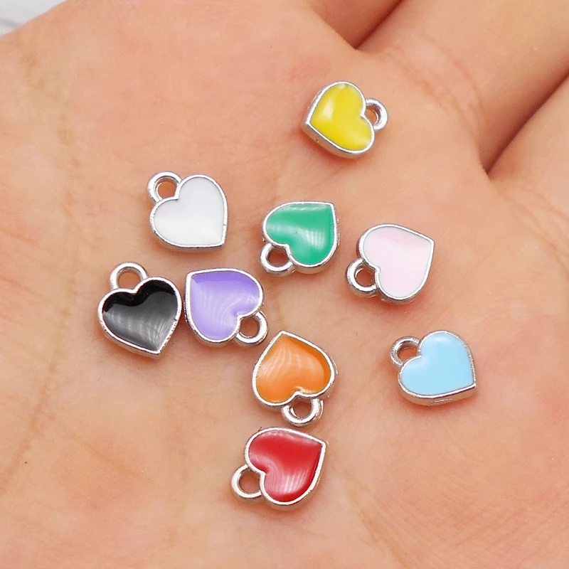 Julie Wang 20 ciondoli dorati in metallo smaltato arcobaleno nuvole per bracciali, orecchini, collane, gioielli pendenti fatti a mano, accessori artigianali fai da te, 19 x 14 mm