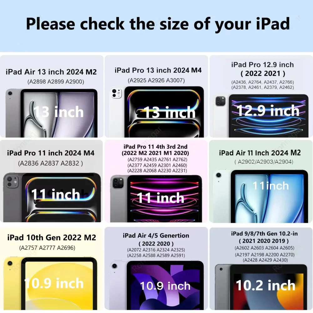 Universal Smart Case for Apple iPad (Multigenerational)