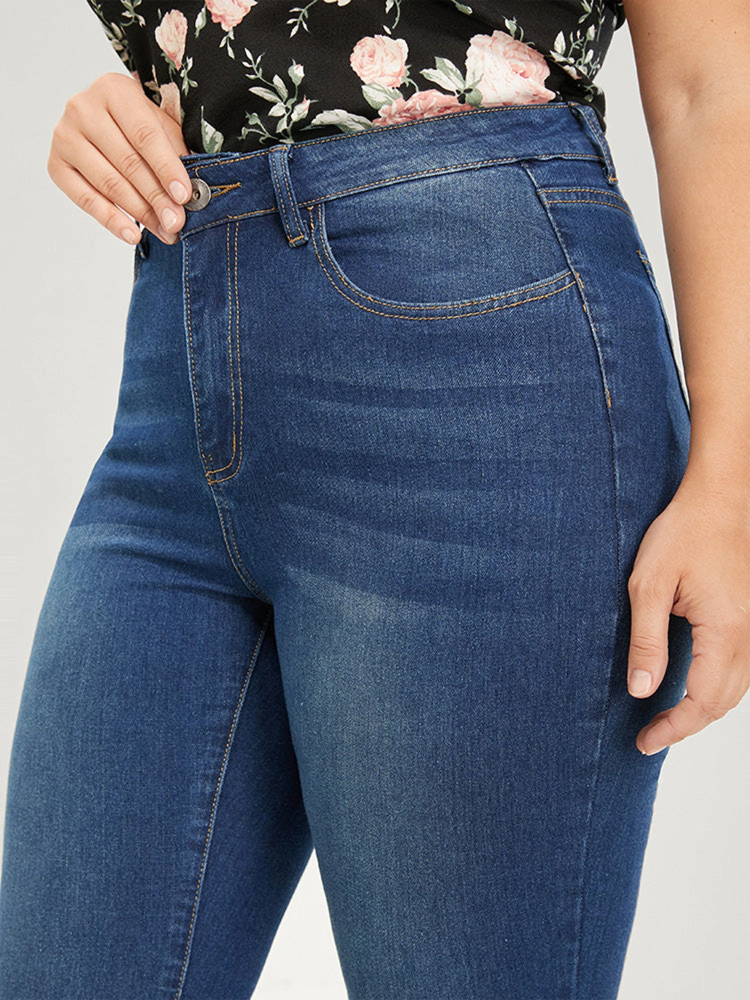 Jeans Flare Donna – Denim Vintage A Zampa, Vita Alta, Elasticizzati E Aderenti