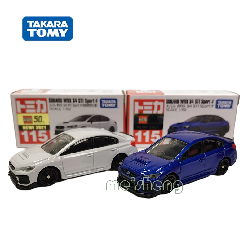 TAKARA TOMY TOMICA Scale 1/62 Subaru WRX S4 STI Sport Forester BRZ Alloy Diecast Metal Car Model Vehicle Toys Gifts Collections takara tomy tomica scale 1 59 lotus 3 eleven sport car alloy diecast metal car model vehicle toys gifts collections