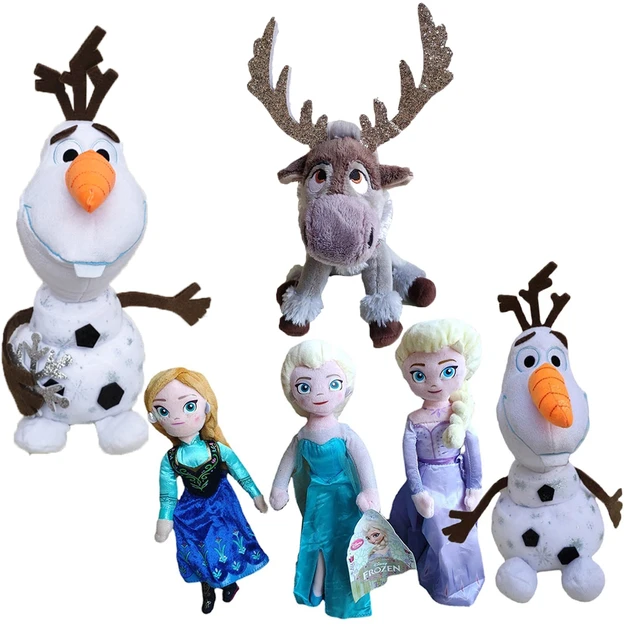 Frozen Anna and Elsa Dolls Snow Queen Princess Anna Elsa Doll Toys Stuffed  Plush Toys girl Christmas birthday Gifts 40/50cm - AliExpress