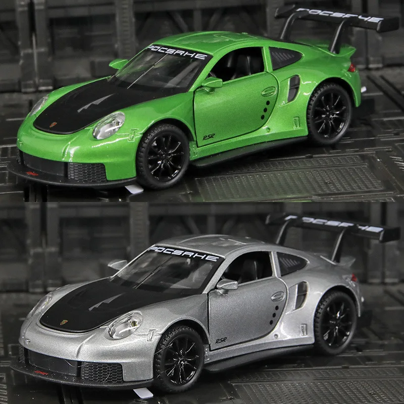 Diecast 1:32 Porsche 911 997 GT3 RSR Alloy Model Car Miniature Metal  Supercar Pullback Vehicle Children Gift for Boys Kid Hottoy - AliExpress