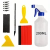 11Pcs Car Window Tint Application Tools Kit Vinyl Squeegee Film Scrapers Vehicle Glass Protective Film Installing Wrap Tool 1