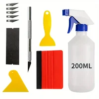 11Pcs Car Window Tint Application Tools Kit Vinyl Squeegee Film Scrapers Vehicle Glass Protective Film Installing Wrap Tool 1