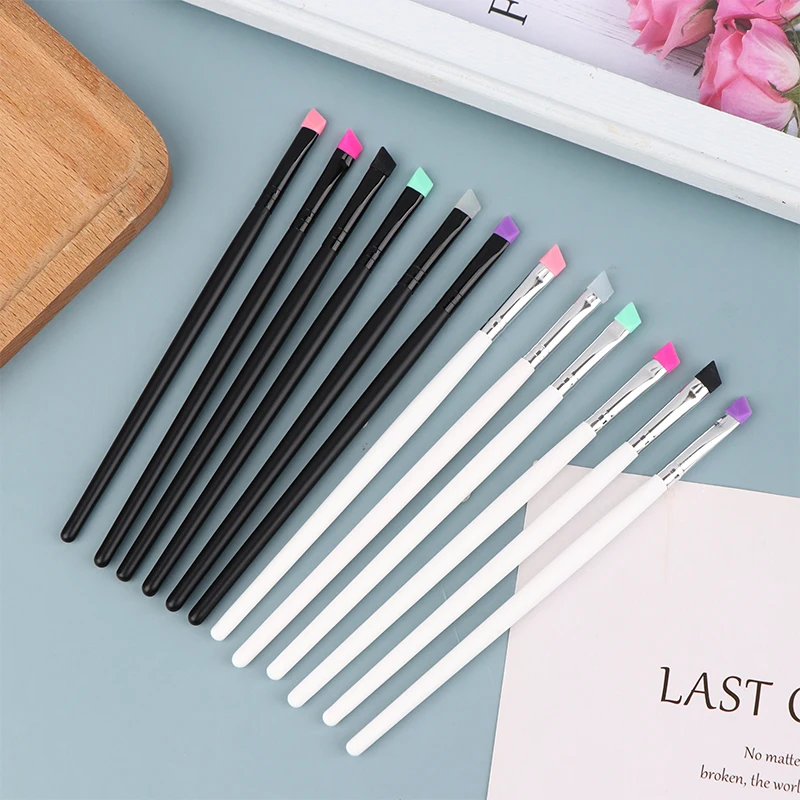 

6 Color Soft Silicone Brush Lamination Eyelashes Separating Tool Eyelash Extension Supplie Eyelash Perm Lifting Tools