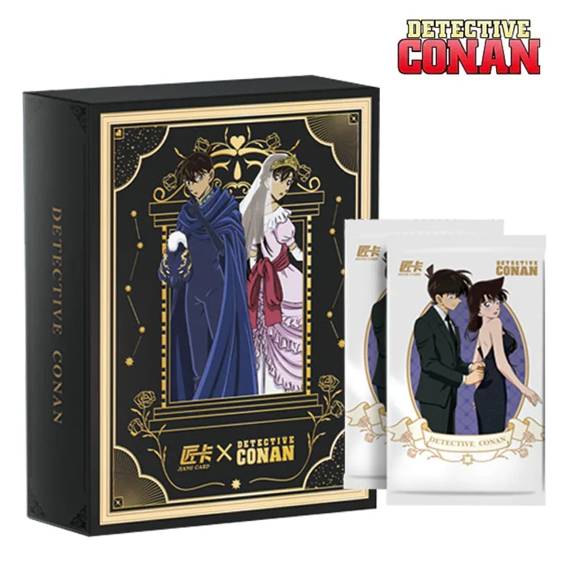 

Detective Conan Original Collection Peripheral Cards Booster Box Anime Character Limited Enamel Decorate Card Kids Birthday Gift