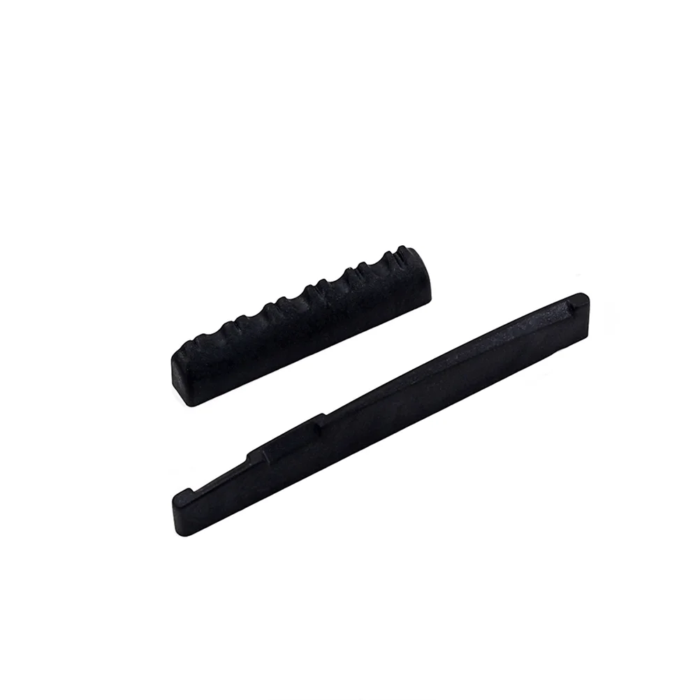 

Guitar Replacement Bridge Saddle and Nut for Guitar (Black)
