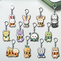 Kpop 17 Cartoon Keyring Bag Charm Pendant JEONGHAN JOSHUA JUN WONWOO HOSHI Idol Cute Animals Face Keychains Fans Collection Gift 1