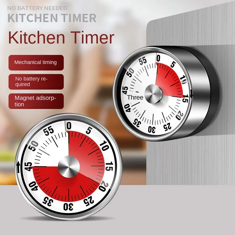 Visual timer Mechanical Countdown Timers Kitchen Classroom Baking Clock For Teaching Meeting Cookin Working 1pc