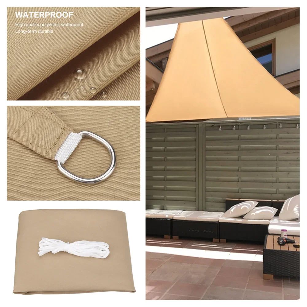 Sunshade Net Outdoor Awnings 280GSM Waterproof Anti-UV Protection Awning Sun Shading Net
