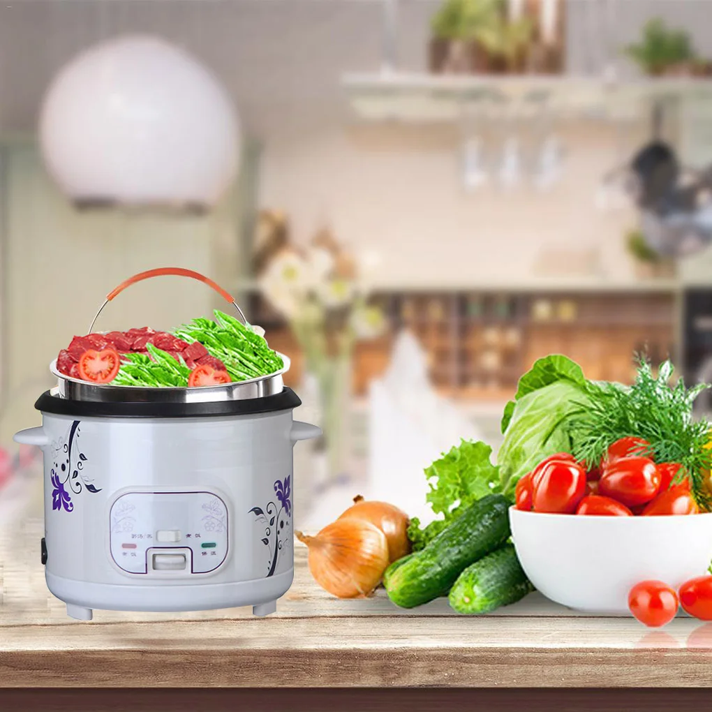 Rice Cooker Steamer Basket 304 Stainless Steel Pressure Cooker Anti-Scalding Steamer Multi-function Fruit Cleaning Basket