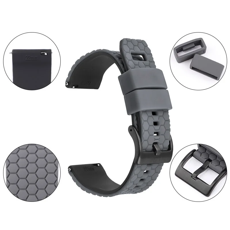 22mm Silicone Smart Band Straps For Garmin Forerunner 255 Vivoactive 4 Venu  2 Darth Vader For GarminActive Bracelet Correa Belt