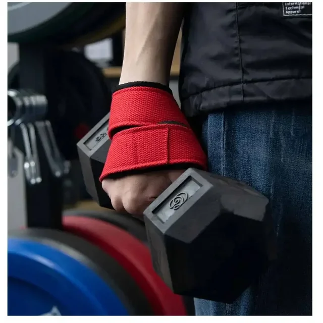 2PCS Padded Figure 8 Straps Deadlift Weight Lifting Wrist Straps Power Lifters Workout Pull-ups Horizontal Bar Gym Fitness 3