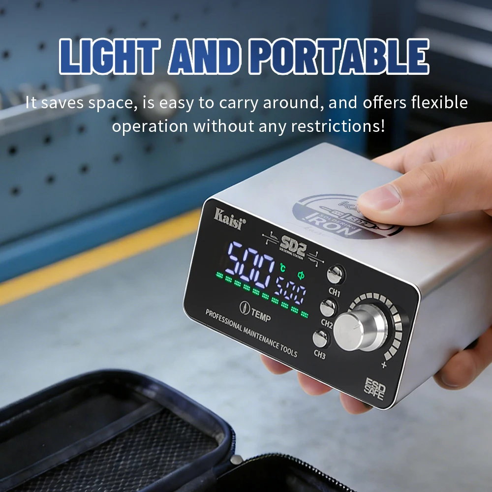kaisi SD2 120W 납땜 스테이션 C210 C245 납땜기 소형 용접기 휴대폰 수리용 전문 리워크 스테이션 도구