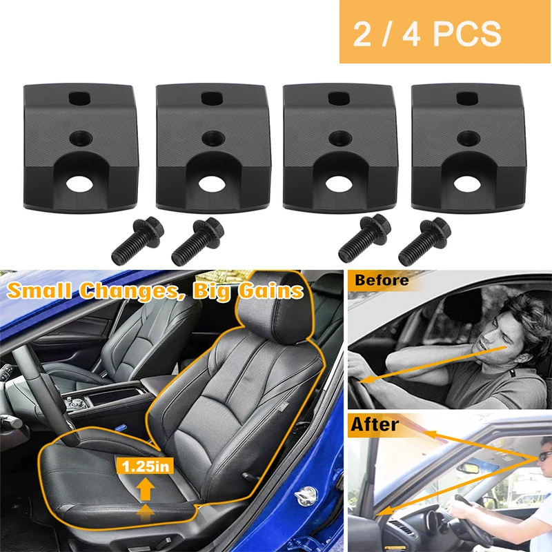 11/4 Front Seat Spacers Lift Jackers 1.25" Front of Seat Fits Toyota