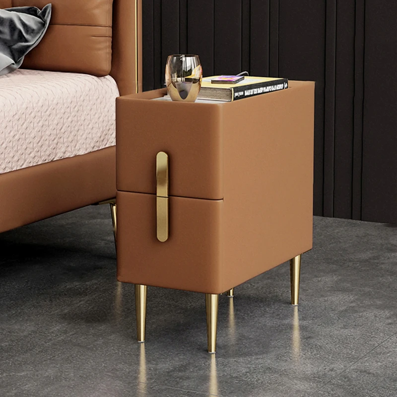 

Luxury Table Bedside Nightstands Bedroom Coffee European Wood Nightstands Small Indoor Cajonera Habitacion Modern Accessories