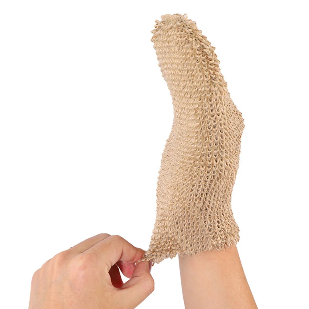 

Ramie Jute Bath Scrub Gloves Bath Shower Sauna Scrubber Gloves Shower Scrubber Body Exfoliating Belt Bathing