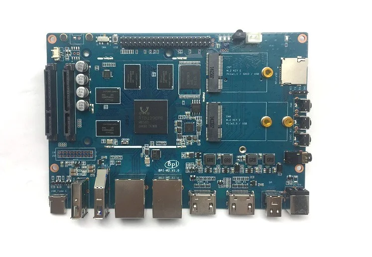ٳ  BPI-W2 Ʈ, ̽ Ŀ,  RTD1296  ھ  T820 MP3 GPU, 2G DDR4, TF SIM ī, Ƽ SATA 8G eMMC