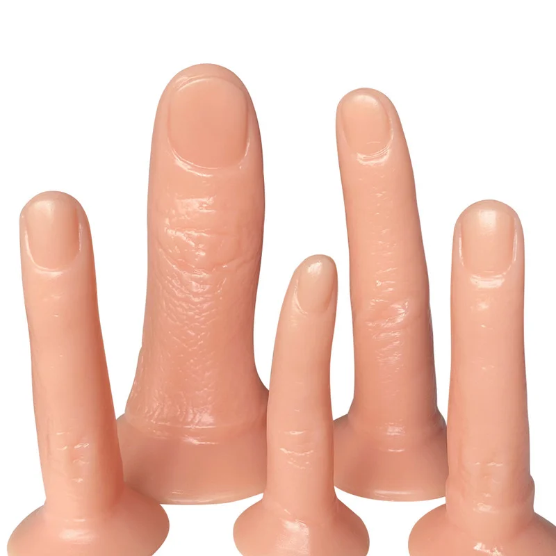Tanio Big Finger dildo damski Masturbator Sex zabawki dla kobiet sklep