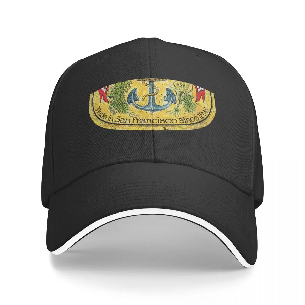 

New Anchor Steam Beer Classic Baseball Cap Male Big Size Hat Anime Hat Women Men's