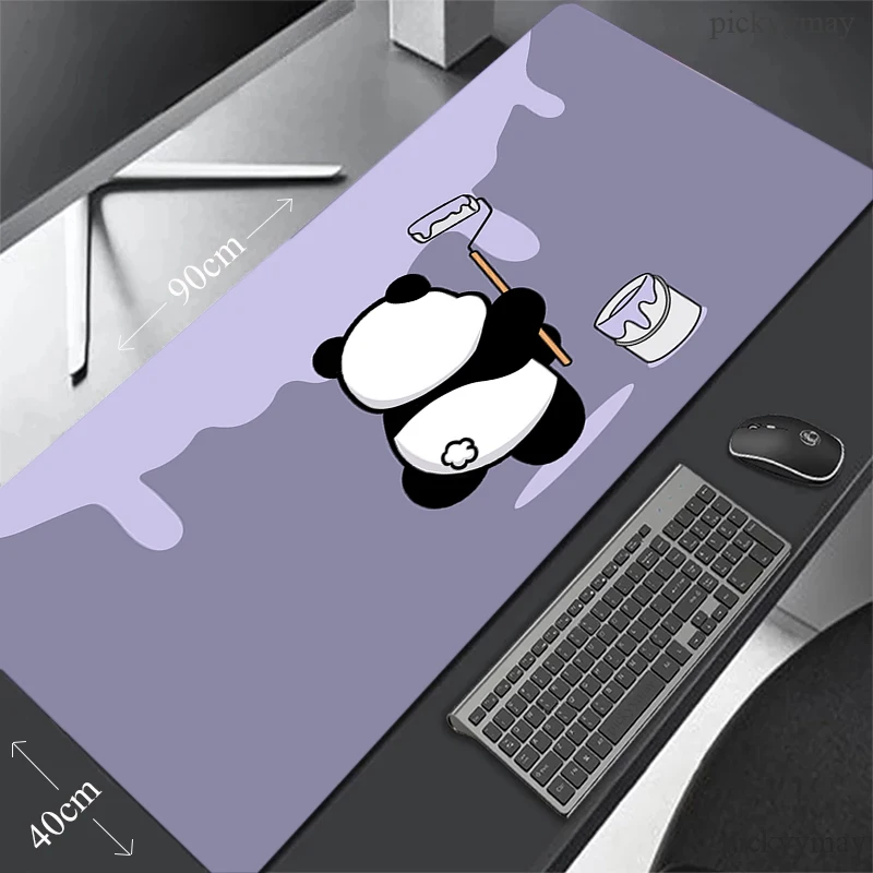 Panda 80x30cm XXL Lock Edge Mousepads Large Gaming Mousepad Desk Mat Mouse Mat Beast Desk Pad For Gift Mouse Pad