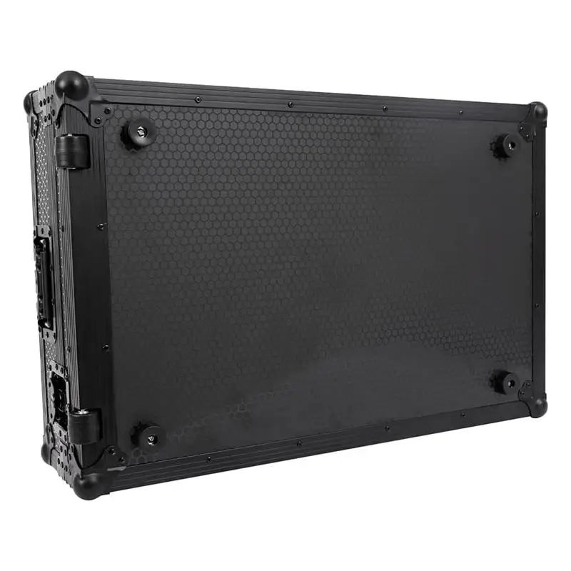 Black DJ Flight Case DDJ-FLX10 Laptop Platform & Wheels