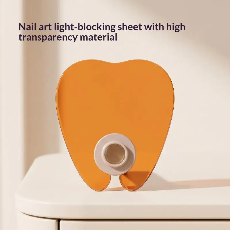 Dispositivi per saloni di bellezza per unghie, deflettore in plastica che blocca la luce per lampada UV per unghie a forma dritta, occhiali protettivi anti-luce blu - immagine 5