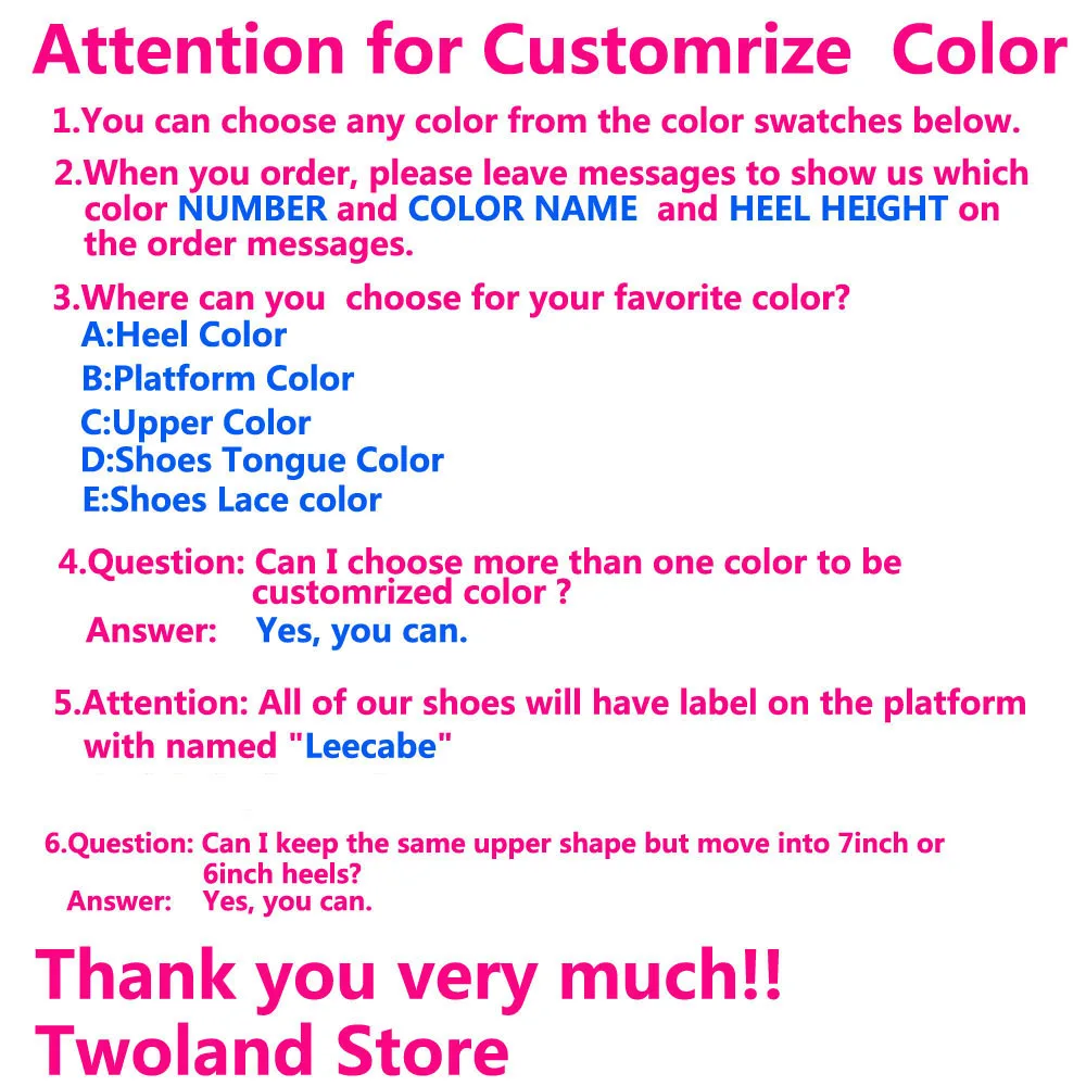 Leecabe 17CM/7Inch Women's Platform boots  party High Heels Shoes Pole Dance shoes