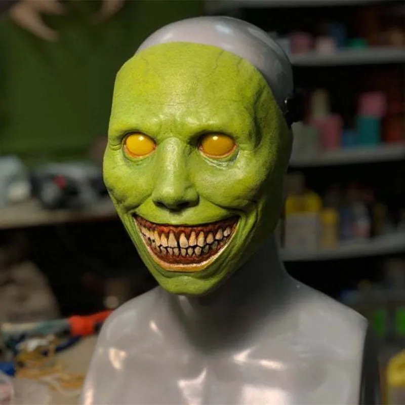 Creepy Halloween Mask Smiling Demons Horror Face Masks The Evil Cosplay Party Costumes Props Holiday Decoration Festival Gifts