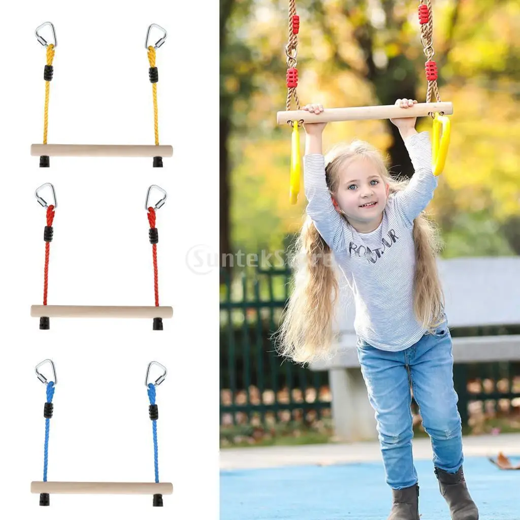 Kids Swing Bar Outdoor Tree House Swing Set Training Equipment 5