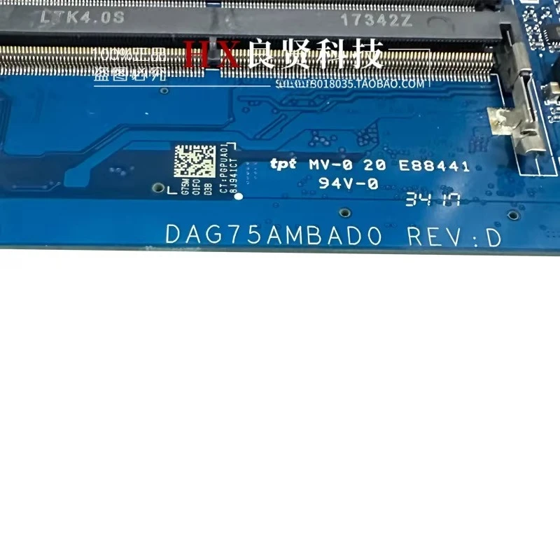 HP TPN-174 G38D TPN-Q193 15-CB 3 마더보드 DAG75AMBAD0에 적합합니다.