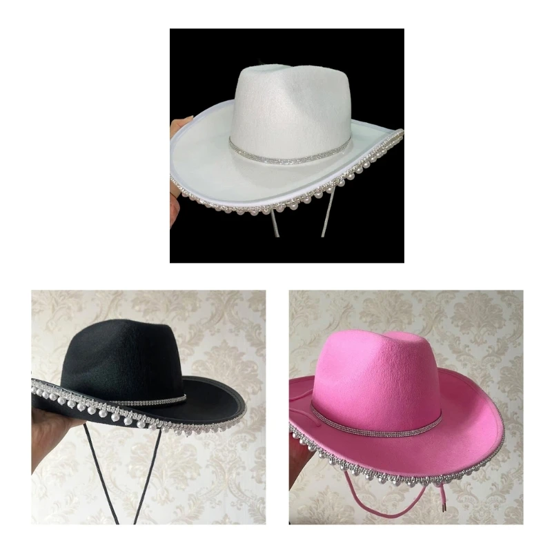 

Bride Hat Bride Cowboy Hat Cowboy Hat Bride Cowgirl Hat Bachelorette Party Hat Cowboy Fedoras hat Bridal Party Hat
