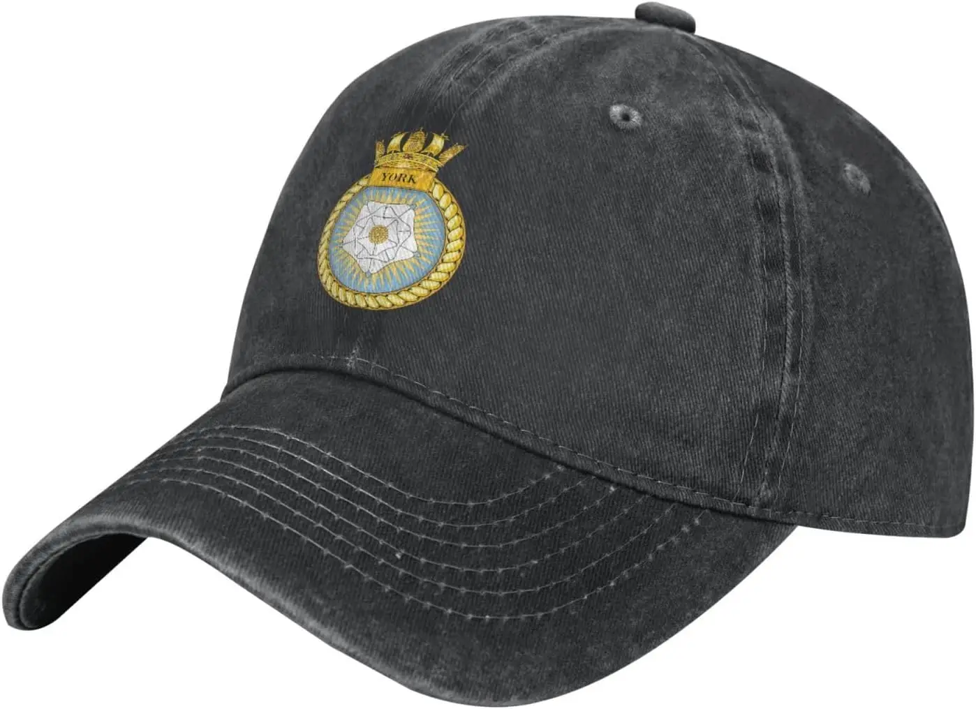

Кепка HMS York Trucker-бейсболка из хлопка с эффектом потертости, кепки для папы, темно-синие кепки в стиле милитари