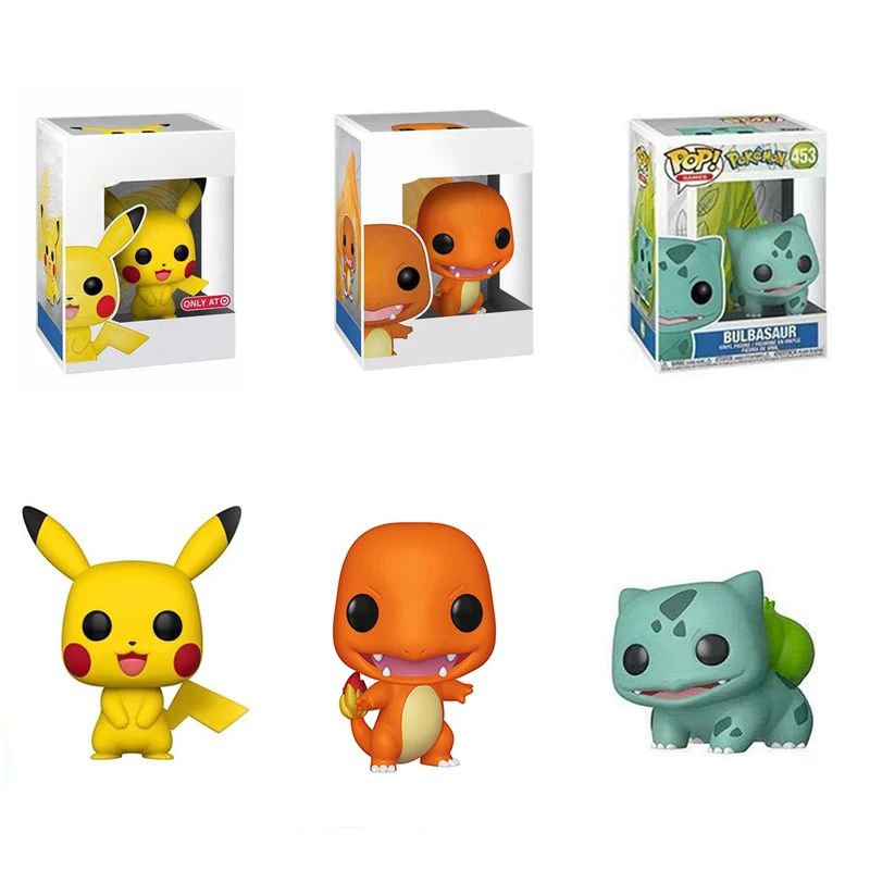22 New Pop Game Pokemon Go Pikachu 553 Mewtwo 581 Flareon 629 Vulpix 580 Charizard 843 Blubasaur Figure Collection Toys Transformer Robot Aliexpress