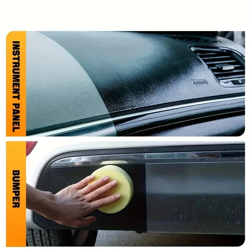 Tire Wax 1 Piece 100g Car and Rv Interior Renovation Maintenance Motorcycle Plastic Update Instrument Panel Repair