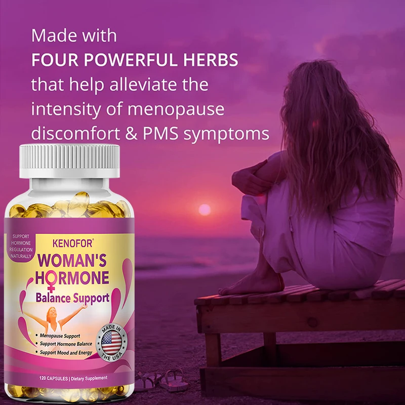 

Female Hormone Balance - Relieve Fatigue, Bloating, Mood Swings, and More - Natural Hormonal Support for PMS, Menopause, PCOS