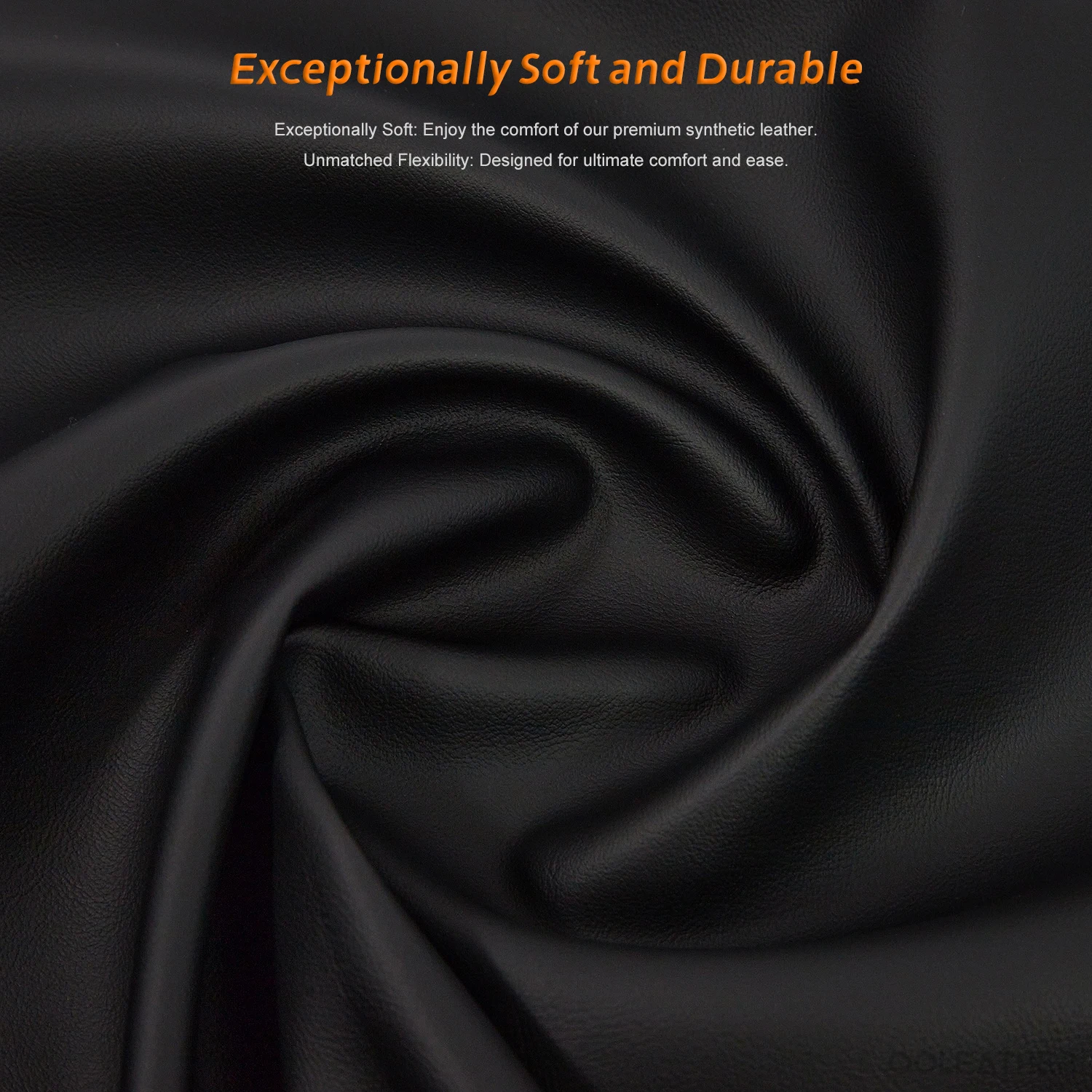 Premium Nappa Faux Leather Fabric - Soft, Waterproof, and Scratch-Resistant