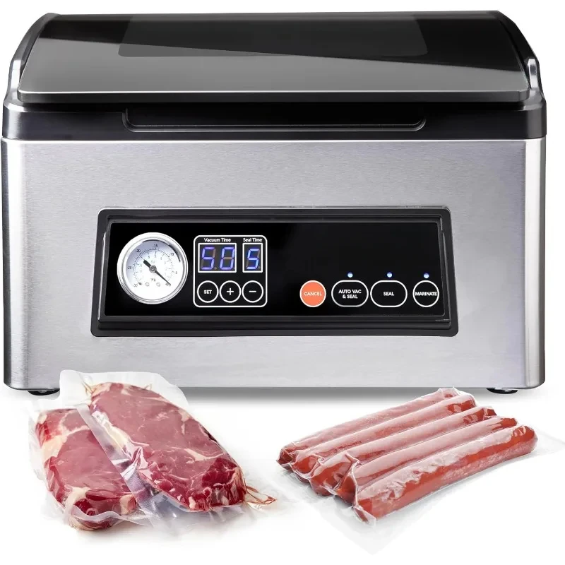 Premium Chamber Vacuum Sealer Machine High Performance Vacuum Chamber Sealer Professional Home Use Food Preservation
