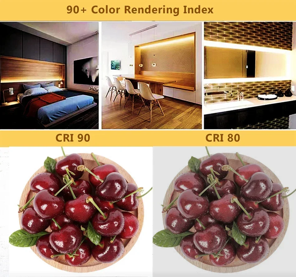 FCOB CCT LED Light Strip 608 LEDs High Density Flexible FOB COB 10mm S16fb865286c54ff88ab1f80a6b44cc12v