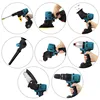 Brushless Multifunctional Tool Set Electric Screwdriver Electric Saw Water Gun Polishing Machine Reciprocating Saw Swinging Tool 6