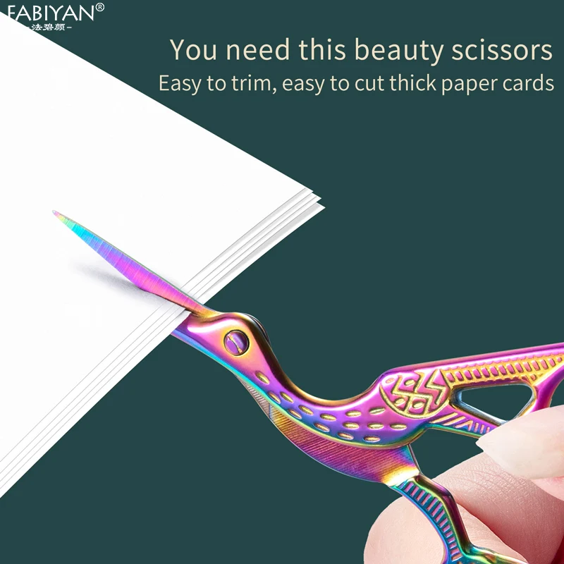 Retro Stainless Steel Beauty Scissors Makeup Grooming Trimmer Eyelash Nose Facial Hair Remover Nail Scissors Sewing Tools 4