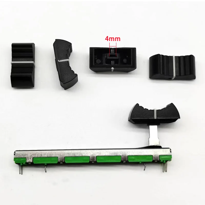 2 Pezzi Potenziometro A Doppia Diapositiva A50K A503 Mixer Yamaha Behringer Soundcraft Pusher Cappello Nero Cappello Nero