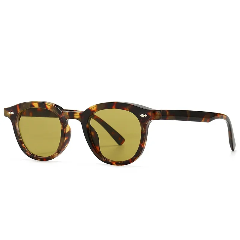 WHO CUTIE Fashion Vintage Square Sunglasses Women Brand Design Rivet Frame Red Lens Retro Acetate Sun Glasses Shades Men S380 3