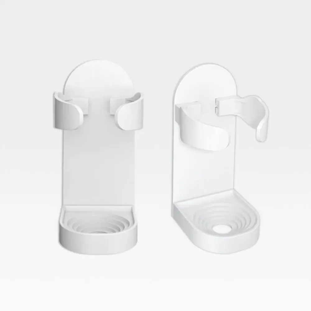 Wall Mounted Plastic Shaver Rack Self Adhesive Razor Holder