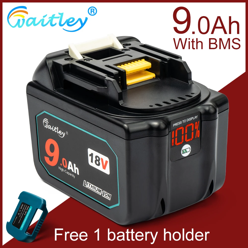 18V 9000mAh Battery for Makita 9.0Ah LXT BL1830 BL1840 BL1850 BL1860 Power Tools 