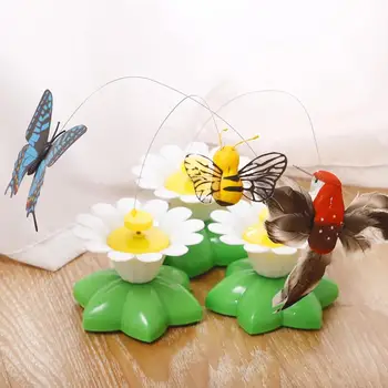 Electric Flutter Butterfly Cat Teaser Toy 1