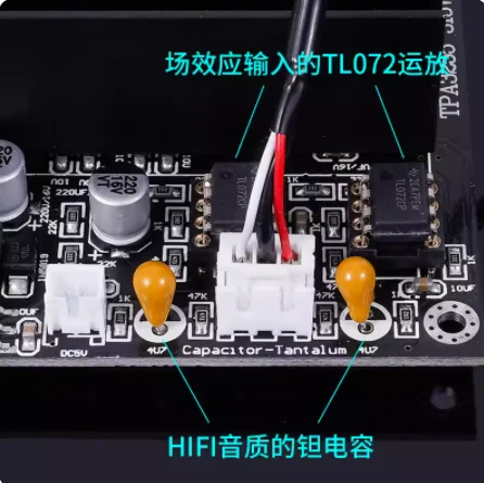 SAMP-100 하이파이 디지털 앰프 보드, 고출력 2 채널, TPA3255, 2x300W, 600W 발열