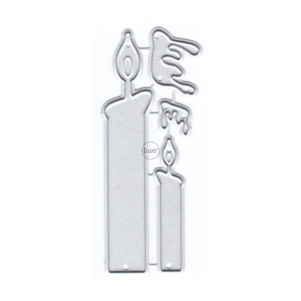 Description Picture 3 of itemDzIxY Candle Flame Metal Cutting Dies for Card Making Paper Embossing Die Cuts Sets Album Crafts 2023 New Templates Stencils