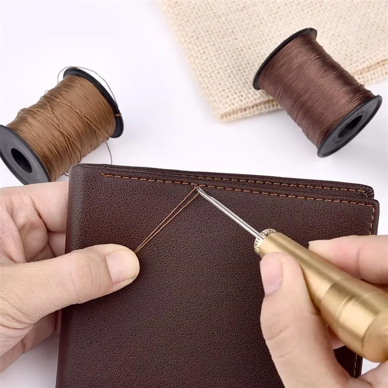 Durable Thin Nylon Thread for Leather, Clothing, and Shoes - 150m Roll
